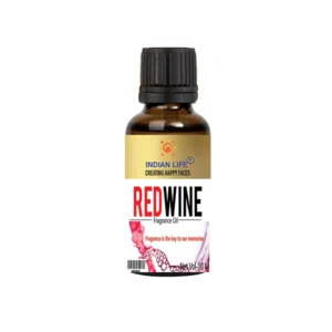 "Indianlife Red Wine Fragrance Oil Bottle – Bold and Sophisticated Aroma for Candles, Soaps & Diffusers"